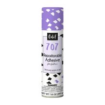 Odif 707 Repositionable Fabric Adhesive Spray – Stick & Unstick at Will, No Residue, Acid-Free, 7.05 oz